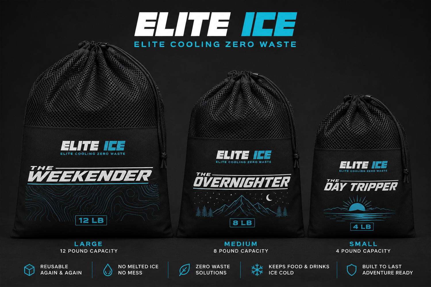 Elite Ice Reusable Ice Cubes