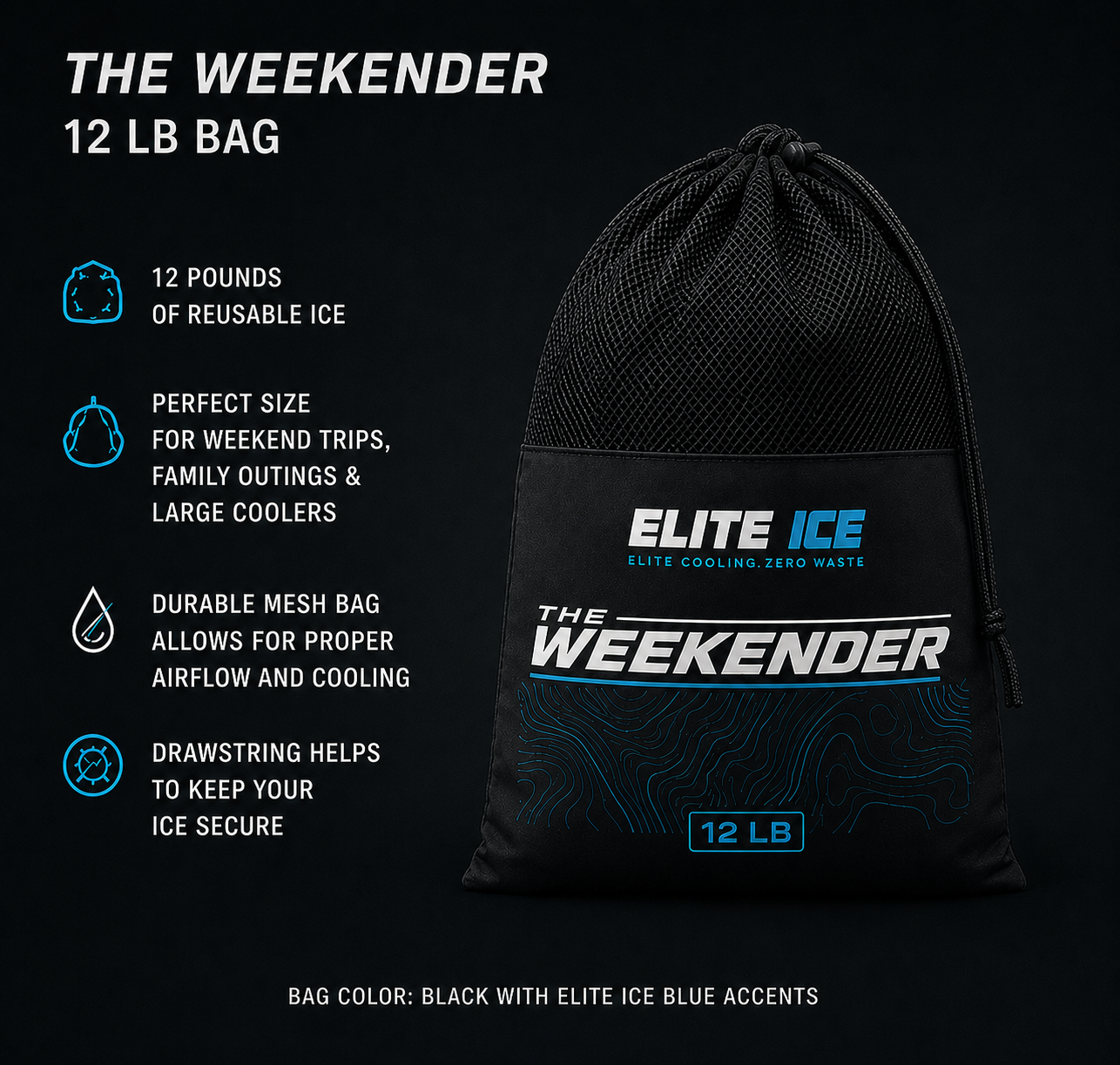 "Weekender" 12lb. Bag