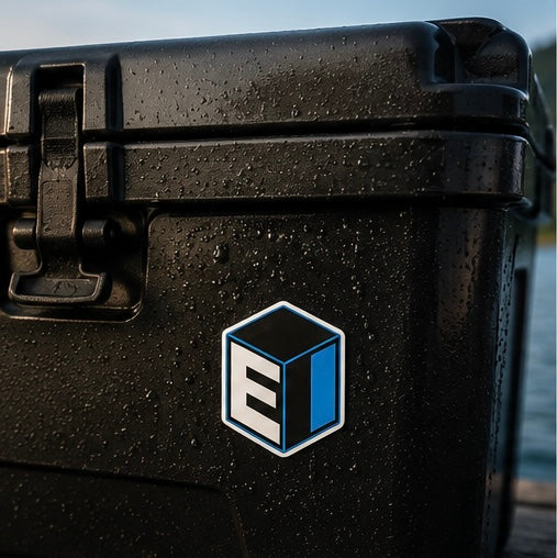 The “E.I.” Cube Vinyl Sticker