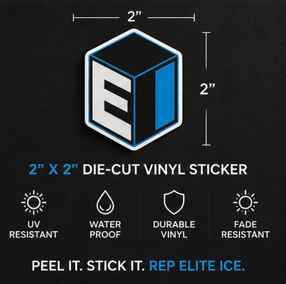 The “E.I.” Cube Vinyl Sticker