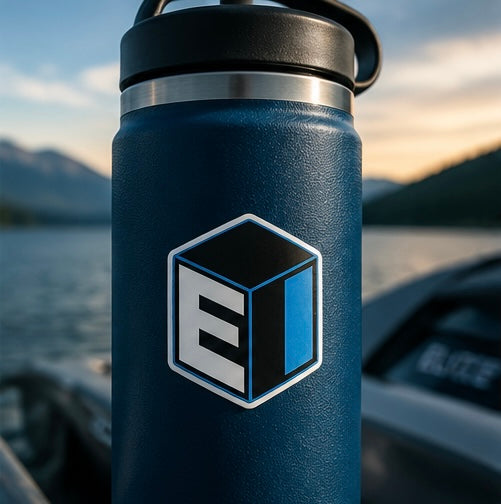 The “E.I.” Cube Vinyl Sticker
