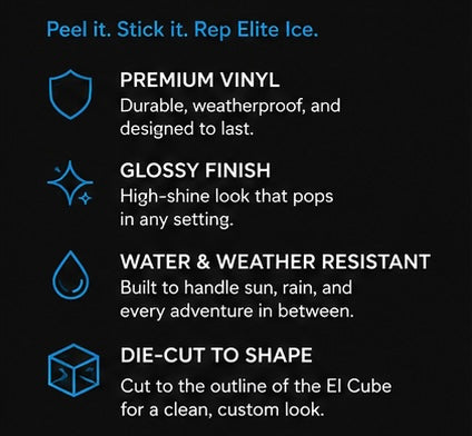 The “E.I.” Cube Vinyl Sticker